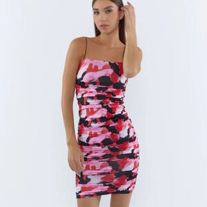 NWT F21‎ ruched stretch cocktail / party  dress